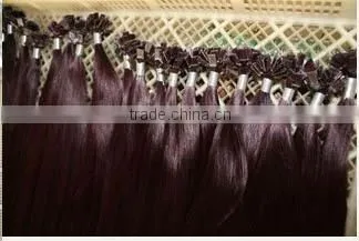 Factory OEM,ODM italian ketarin hair extensions 14inch good quality remy human hair