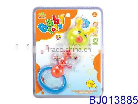 EN71 100% safe cute animal plastic baby rattles