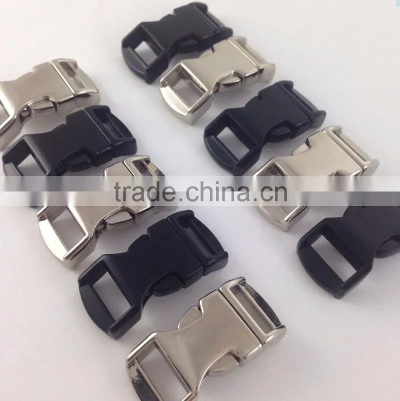 stainless steel caribiner, metal caribiner, shackle for paracord keychains