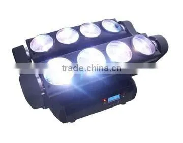 Colorful Pro DJ LED Beam Moving Head Spider Light 8PCS 12W RGBW 4in1