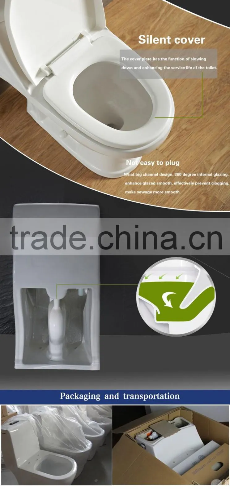 Ceramic sanitary ceramic eddy flush toilet parts
