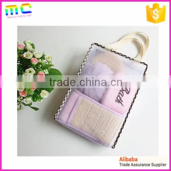 pink bath sponge loofah for shower