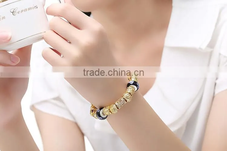 Bracelet maker plain metal cuff brand name bracelet