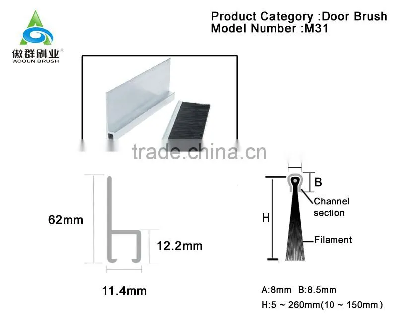 Custom strip brush -free sample