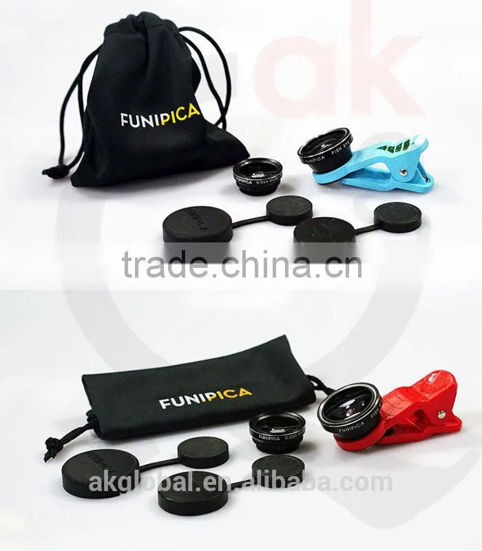 3 in 1 Mobile Lens Smartphone Lens,Zoom Lens for Mobile Phone,Mobile Phone Lens
