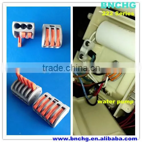 China Factory Supplying Equivalent Wago 222 Series Cable Terminal Block CE/CB/Rohs Approved