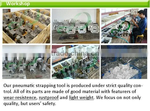 PET plastic strap handheld portable pallet strapping machine manual