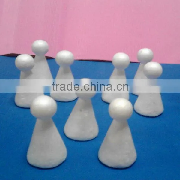 YIPI toy foam cone people/styrofoam doll