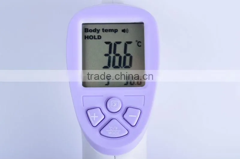 2016 hot selling digital Non-contact infrared clinical forehead thermometer with CE approval