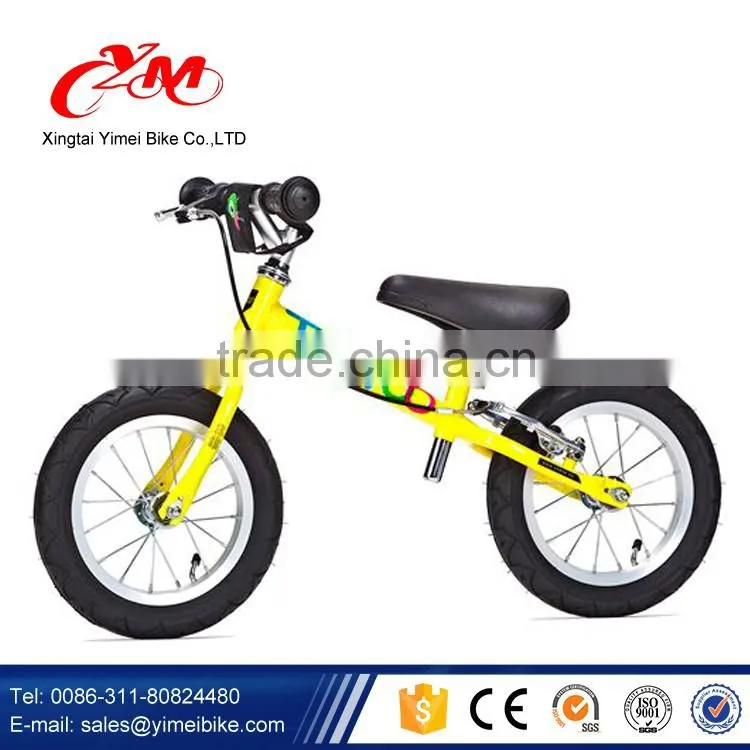 12 inch kids pedal bike for 2 years old / push bike no pedal bike / balance bike