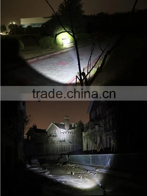 3200 rechargeble 2*18650 Batteries 3W 150lumens XPE led Working Flashlight