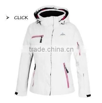 2016 Women Colourful Waterproof Ski Jacket Fuxia