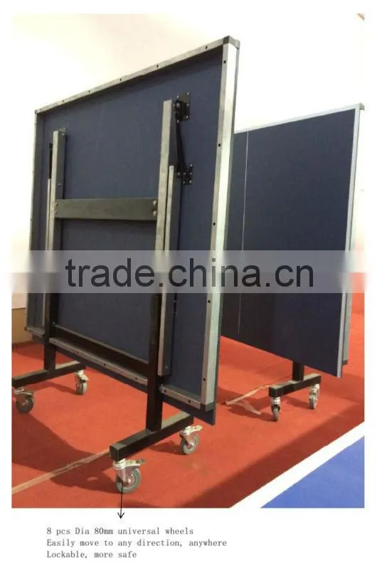 Senior Oriented sports equipment folding table legs ping pong table