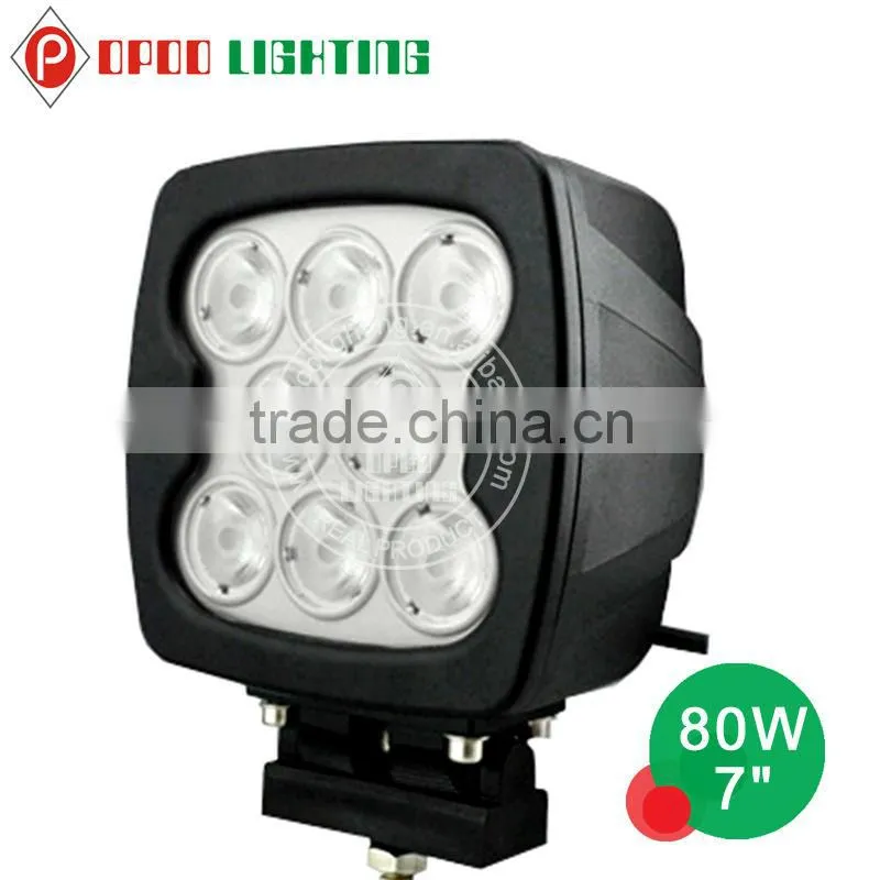 80w led work light, Waterproof offroad driving light, cree led work light
