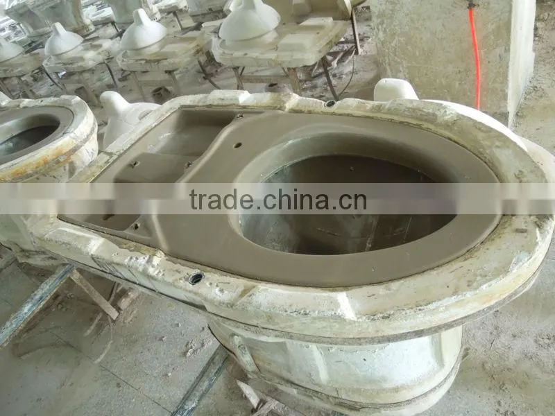 Porcelain light sky blue two piece toilet in china