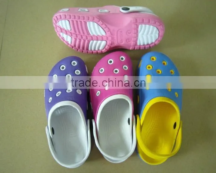 2016 casual EVA clogs, double colors clogs for adult size, sport clogs shoes