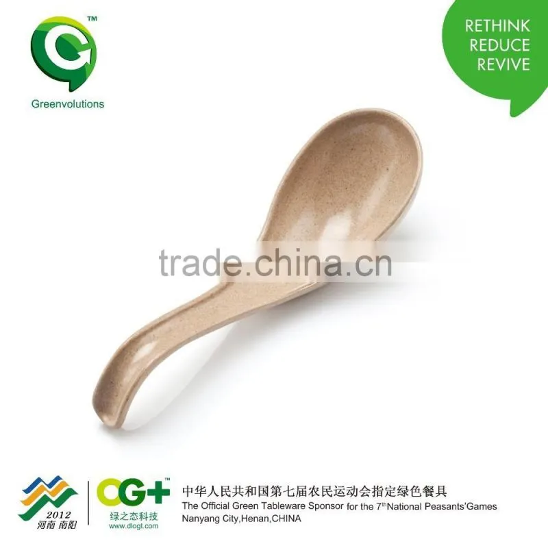 Organic rice husk fiber eco-friendly health spoon