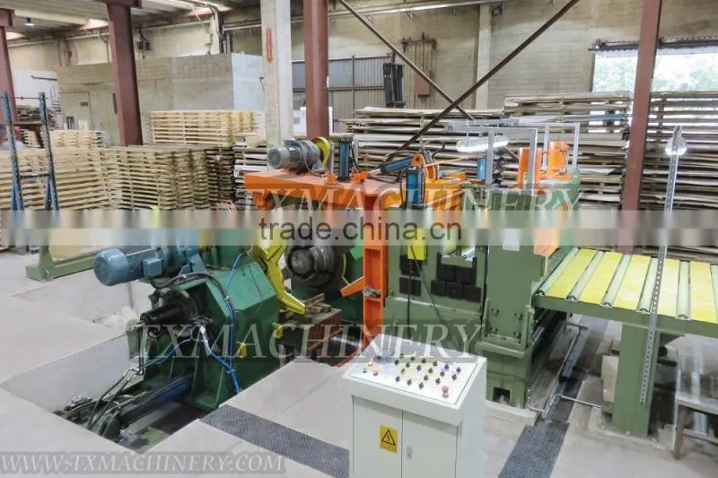 Automatic shearing slitting line