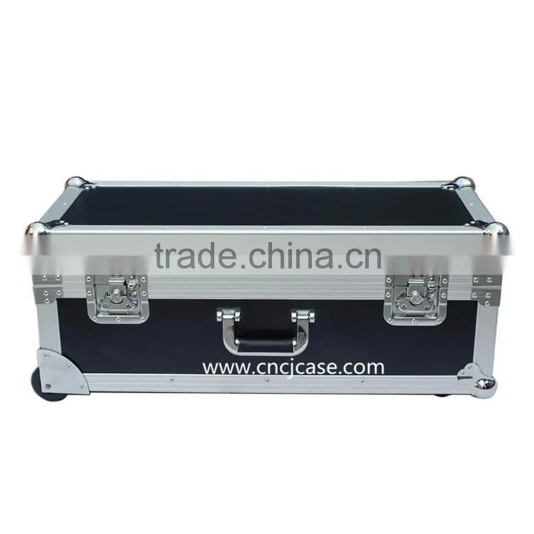 Black aluminum flight case aluminum instrument case