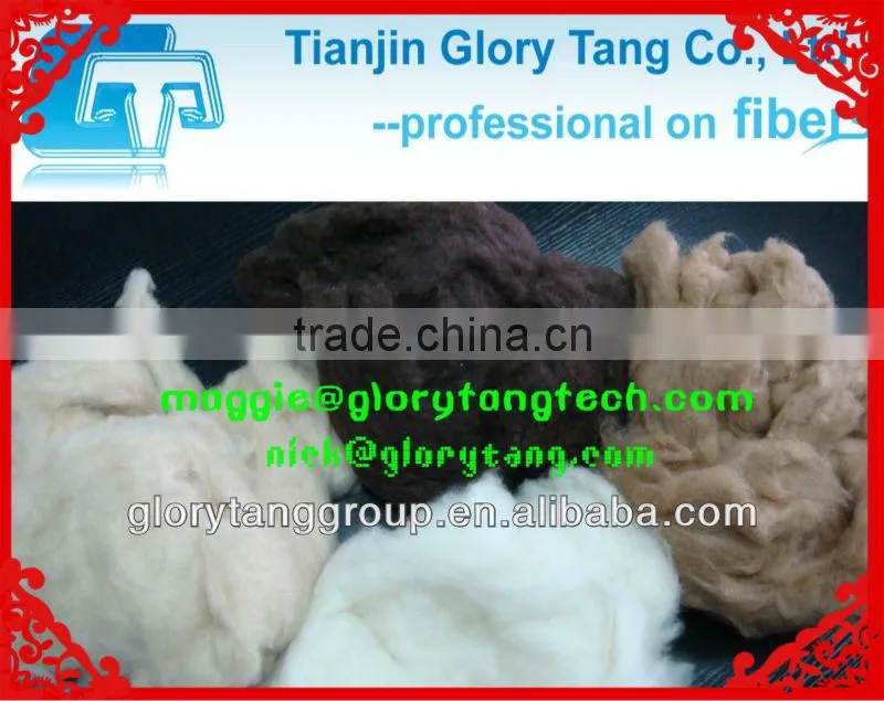 high quality and color 100% raw wool