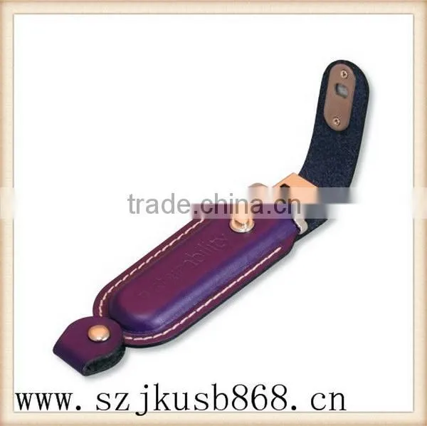 Classic design top quality usb pen drive wholesale leather