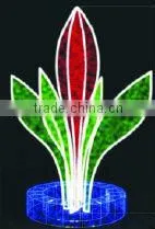 LED brilliant 3D decor motif light for piblic decoration