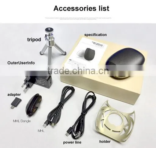 HOT SALE 1080P SUPPORTED 3D Mini Video Projector for Smart Phone