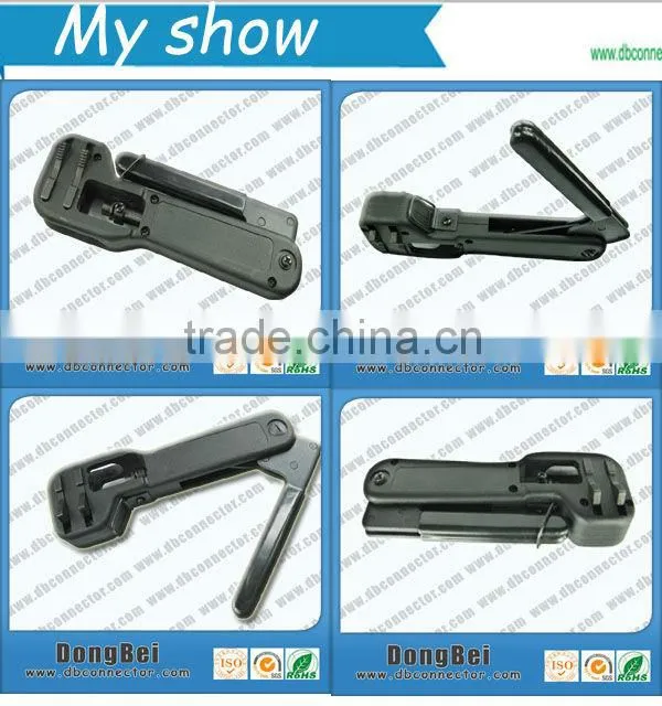 emt steel compression rg11 rg6 male/female connector cable tool