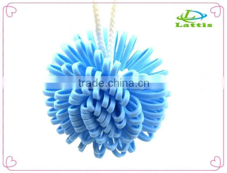 Multicolor Eva bath sponge of flower shape