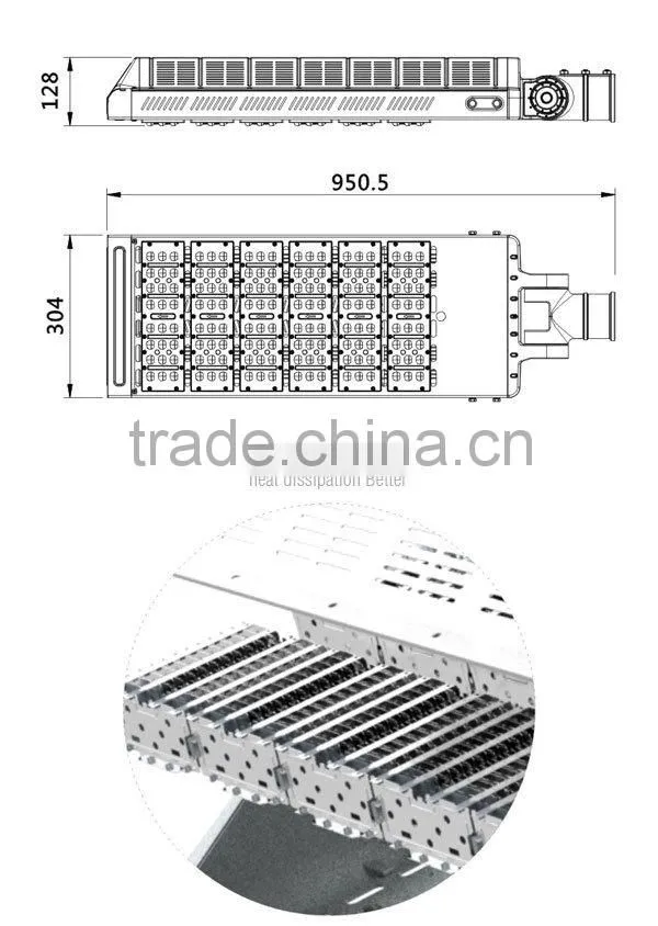 alibaba express Adjustble angle 180 degree UL CUL ISO9001 street light for stadium lighting