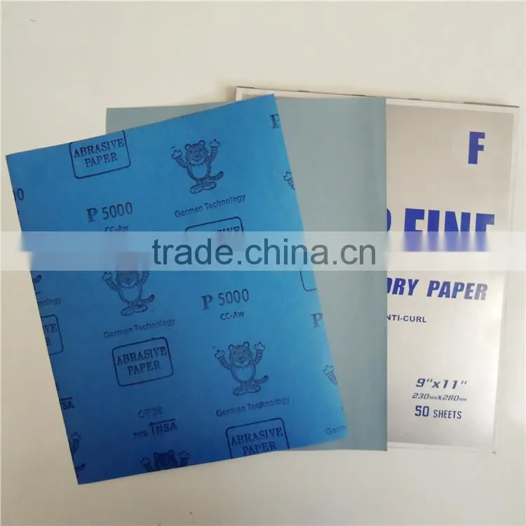 Grit 10000 Waterproof Sanding Paper with RMC