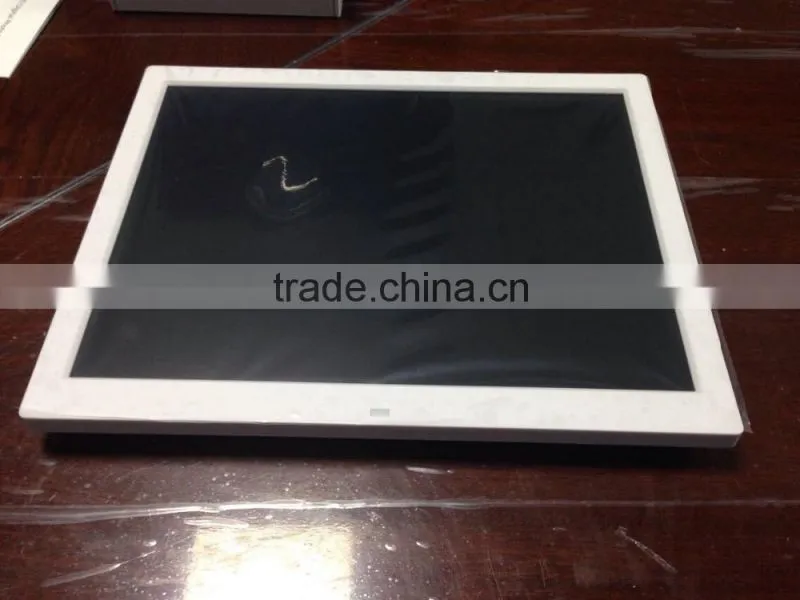 Fresh new 15 inch 4:3 HD digital photo frame with HDMI input support 1080P video
