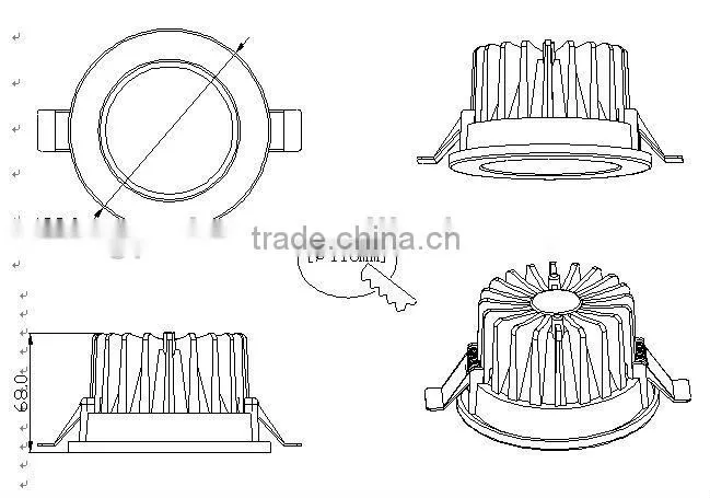 8W LED Ceiling Downlight