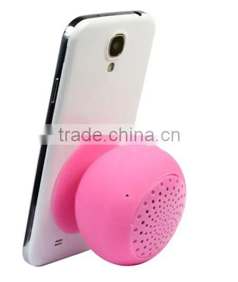 Low Price High Qality Water-Proof Wireless Mini Bluetooth Speaker with Sucker for use in car ,shower, outdoor.