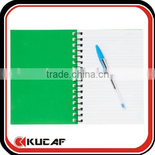 Cheap a4 kraft paper notebooks with pen