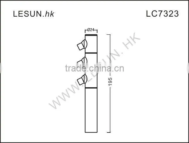 3W Aluminum dimmable led under cabinet lights LC7323