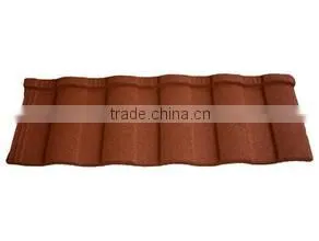 Bent Tiles Type and Al-Zn steel (Galvanized sheets) Material Aluzinc roof/stone coated roof tile for africa market