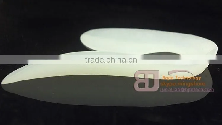 Soft Adjustable Width medical gel silicon pad for heel pad,silicone gel foot pad, U-shape heel cushion.