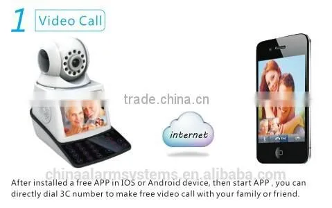 alarm system PTZ control antifurto touch keypad wireless dial home alarm security