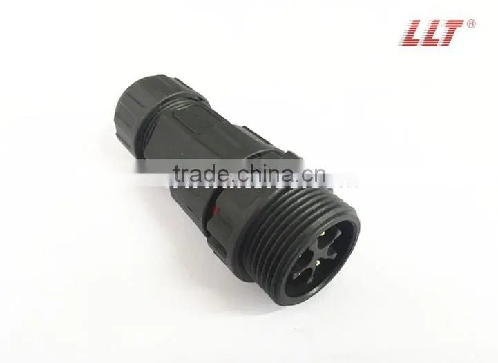 UL approved 5 Poles Solder terminal Male to Female Waterproof Connector