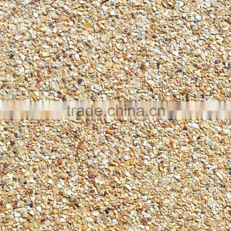 Mixed color gravel stone for cultural building decoration