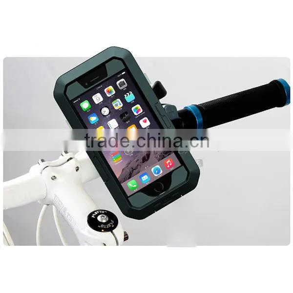 Yellow Motorcycle Bicycle Holder Shockproof Dirtproof Waterproof Case for iPhone 5 5S for Swimming Surfing Boating Diving