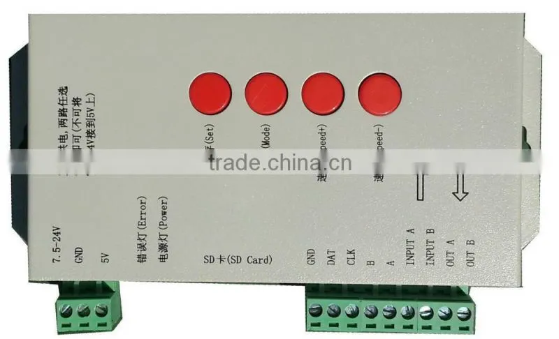 DMX512 master controller DMX SD card pixel controller for madrix software