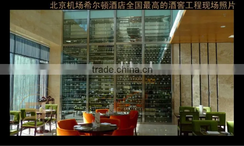 Luxury Compressor 1085L Wine Bottle Cellar Display Showcase Fridge