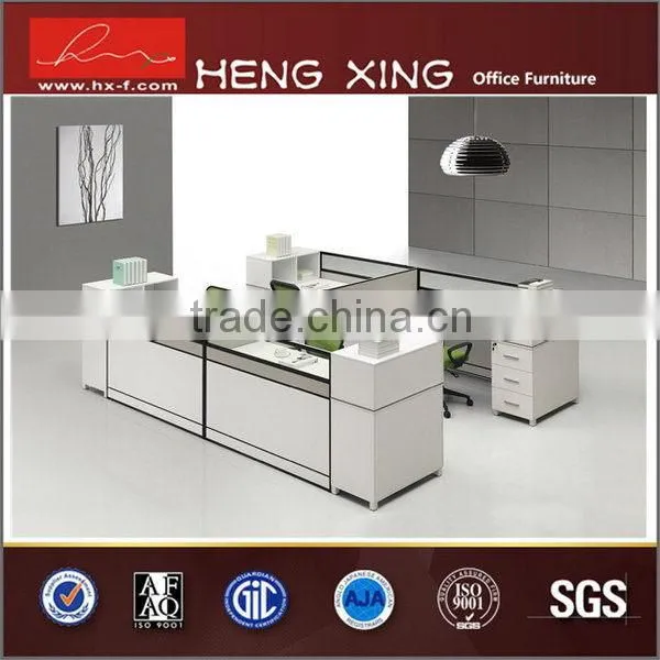 High quality newest wood office desk partition