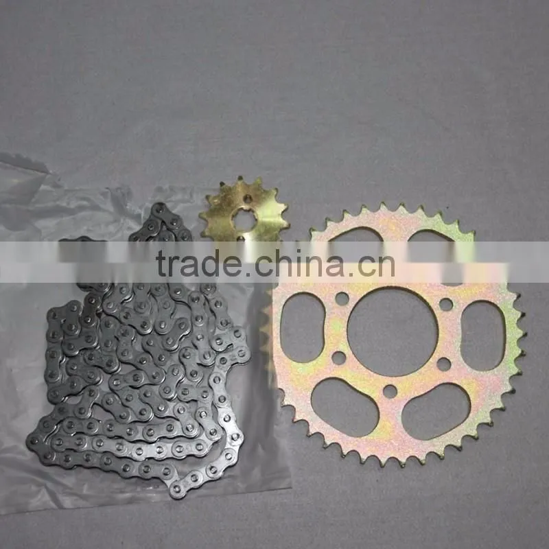 SCL-2014080013 100CC Boxer Motorcycle Chain And Sprocket Sets