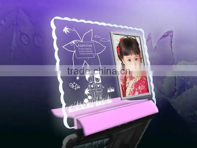2016 fashion design perfect beautiful popular sale crystal frame