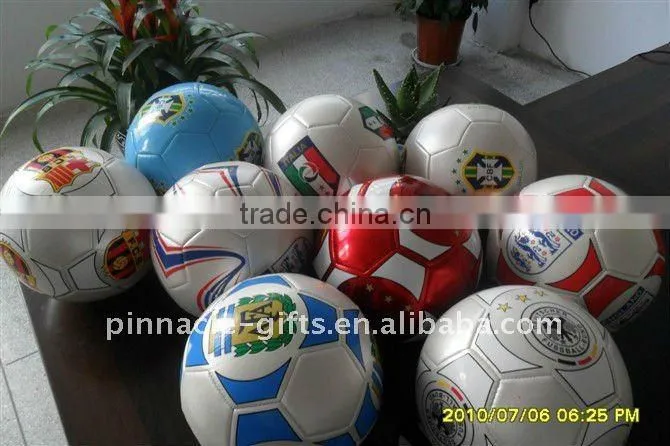 Machines sewn pu football 320g /soccer balls