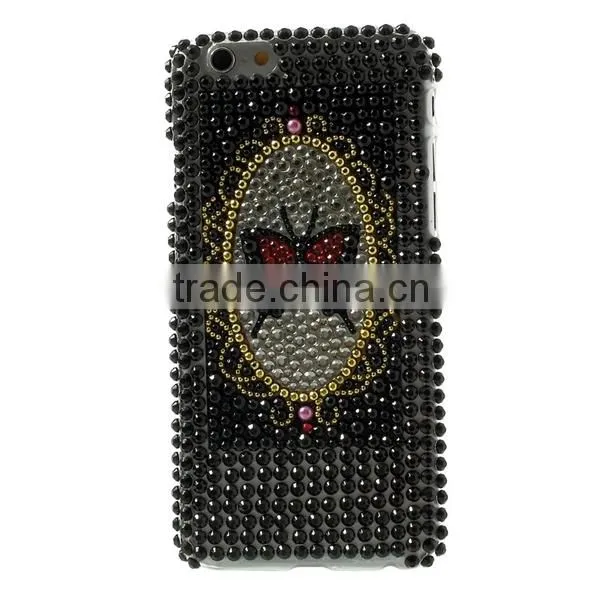 Fashionable Girl's favorite design Rhinestones back cover case for Apple iPhone 6