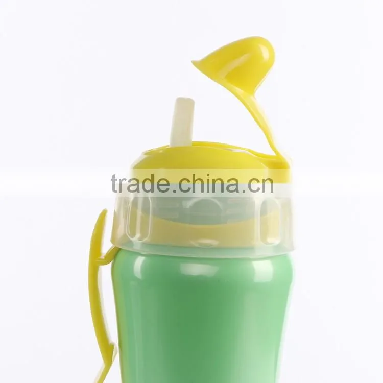 China factory whoselase safety plastic baby training cup drink water bottle